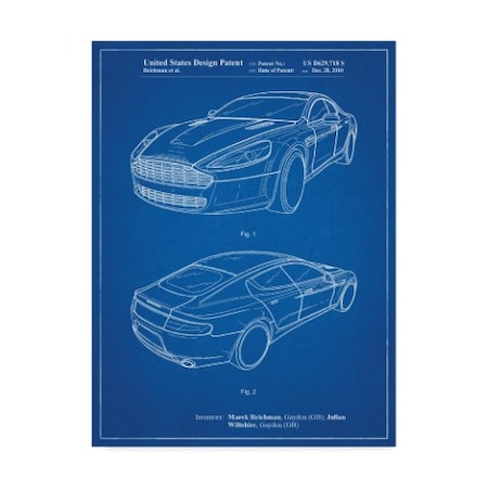 Cole Borders 'Aston Martin Dbs Volante' Canvas Art,18x24